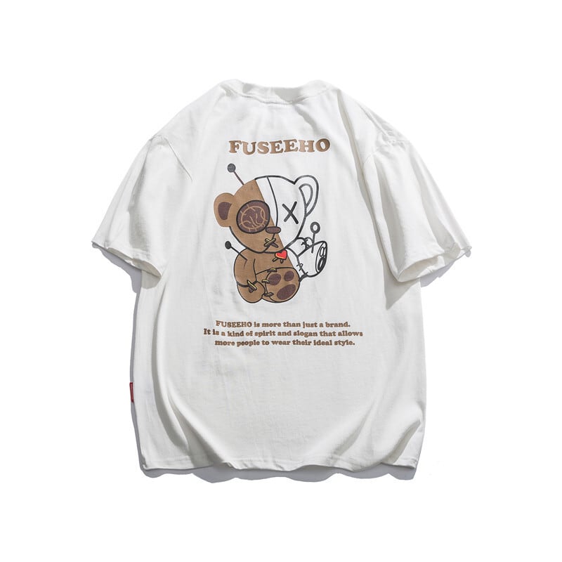 【新作】【送料無料】 Yidaoヴィンテージ夏の新しい楽しいラウンドネック半袖Tシャツタイドブランドルーズカジュアルプリントインメンズ半袖シャツ-アリババ サマー 夏物 Oネック ビンテージ hip6-161118371129945