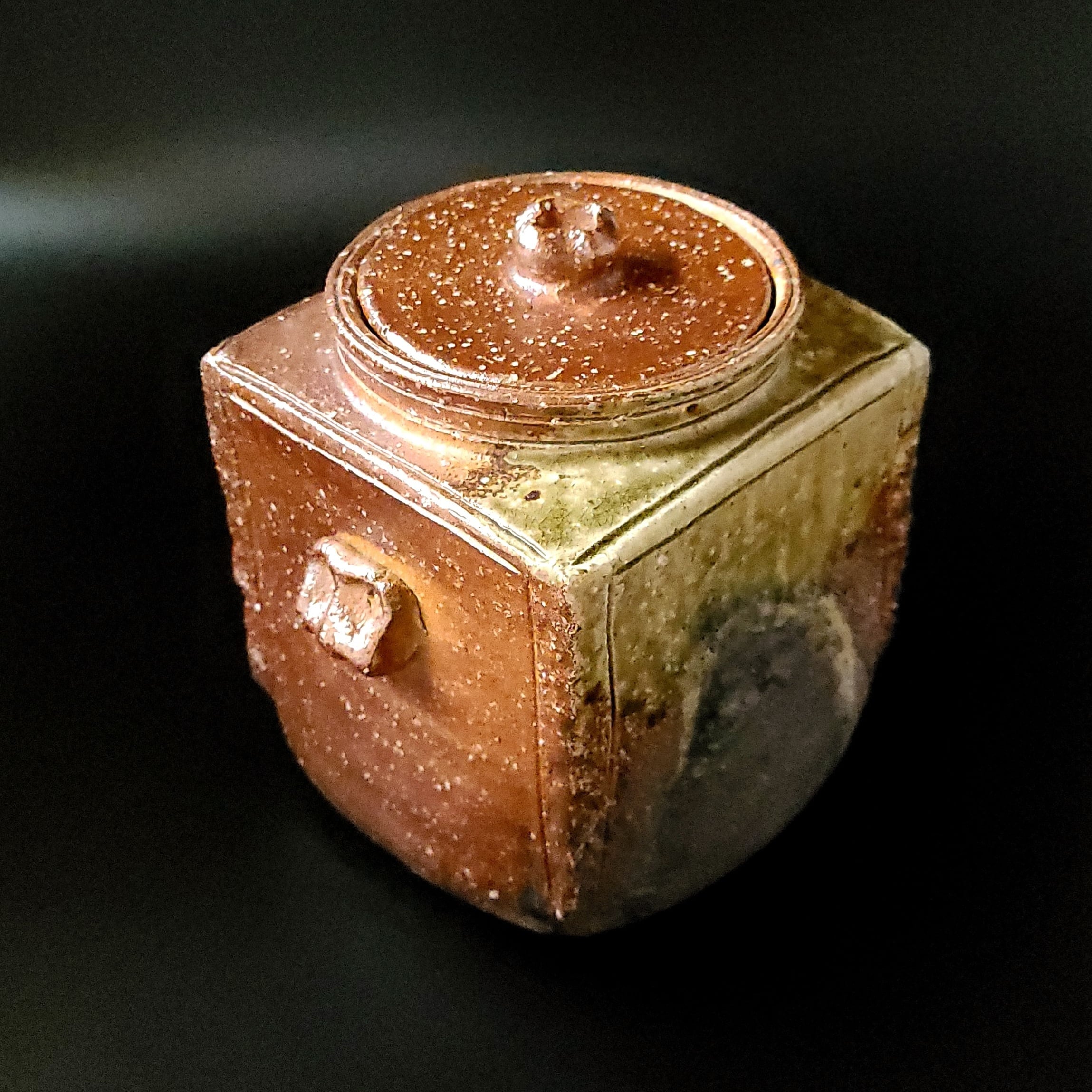 茶道具 信楽 四方 水指 瑞峯 共箱 茶器 茶会 稽古 しがらき | Pay ID 茶道具 信楽 四方 水指 瑞峯 共箱 茶器 茶会 稽古 しがらき | Pay ID
