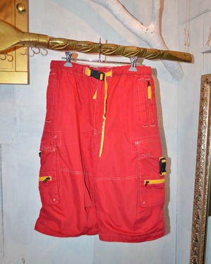 2000's tech half pants