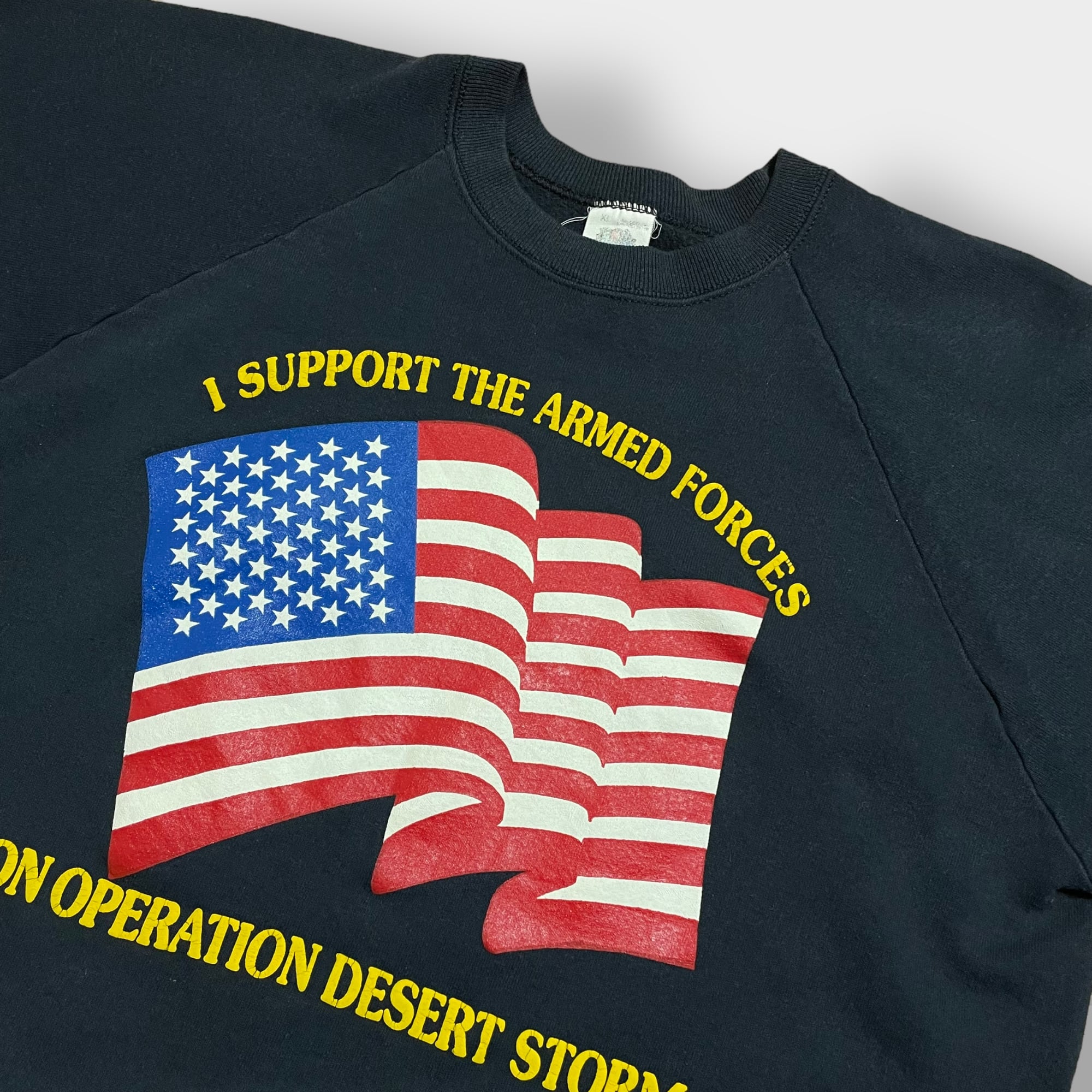 90's 万国旗タグ“XL”USA製“極上の色落ち”スウェット 新品 USA製 90s TULTEX 無地 スウェット 青緑系 XL ソリッドカラー