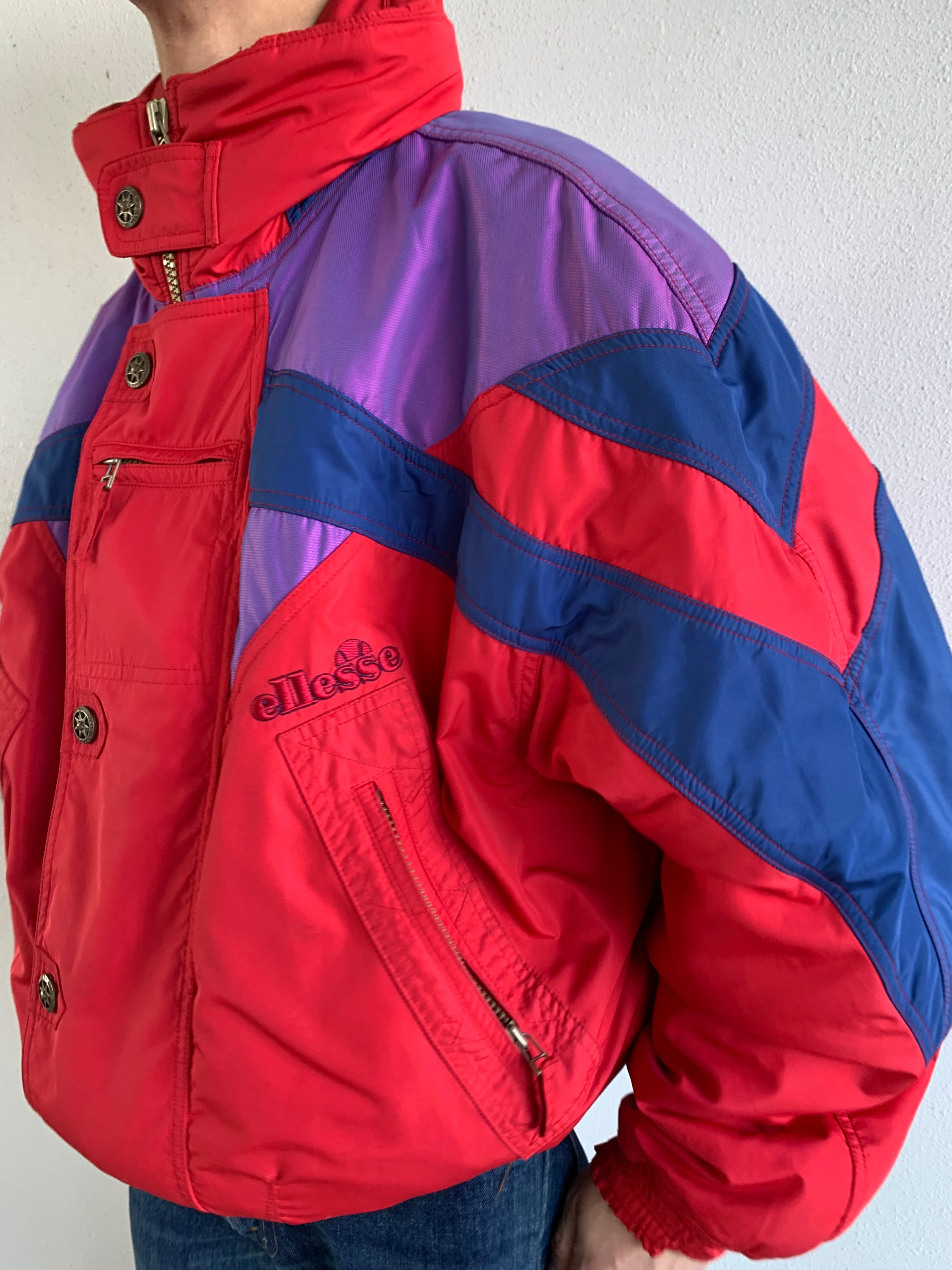 EURO ellesse ski jacket thermore red ユーロ エレッセ スキー
