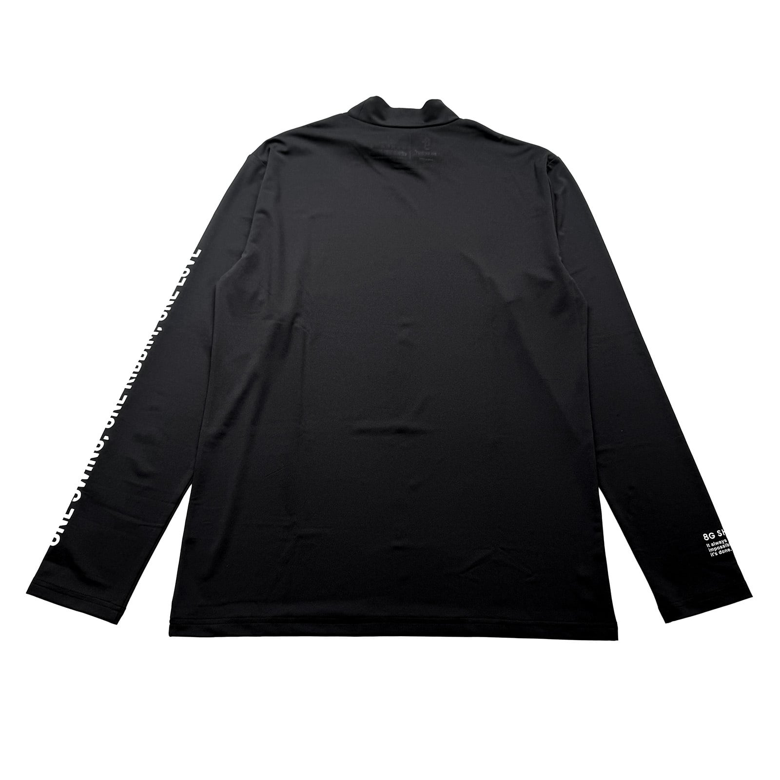 8gshoot フリースモックネック　Lサイズ 8G INNER MOCK NECK L/S TEE -BLACK- | 8G SHOOT WEBSTORE