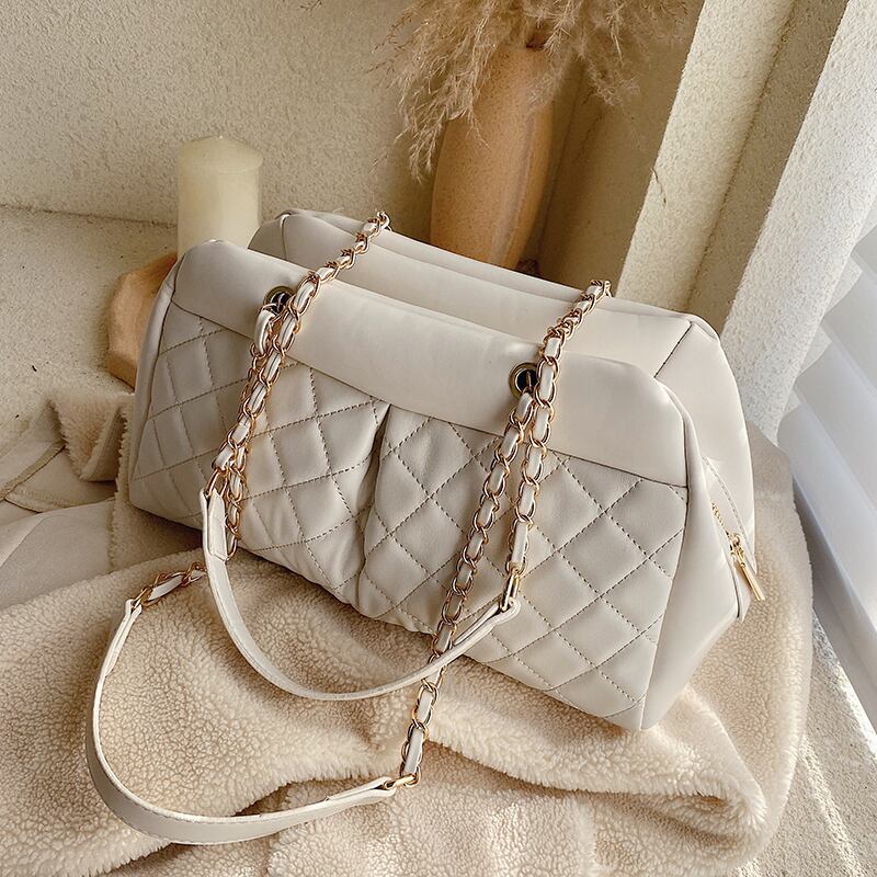 Shangxin小さなバッグ女性2020新しいトレンディなチェーンロンビックチェーンショルダーバッグファッション野生大容量メッセンジャーバッグ Tiancai_Wing_Bag3185313