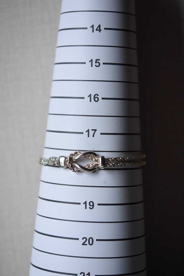 IORI/"Tiffany & Co." bracelet/Double rope Center knot