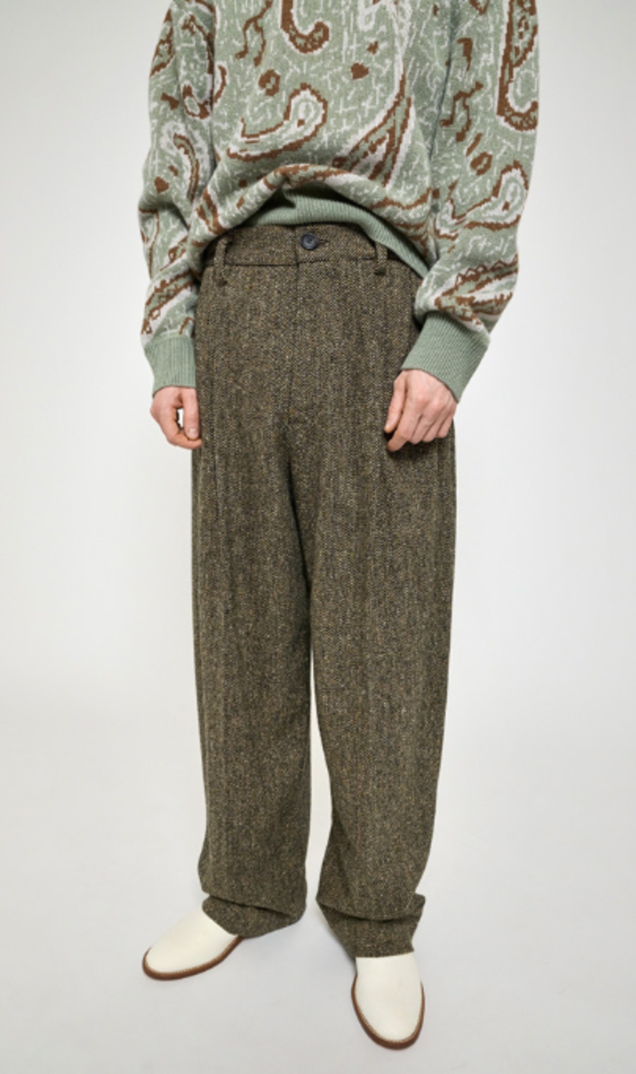 Cristaseya DOUBLE PLEATED WIDE PANTS | TOMMY'S KURAMAE