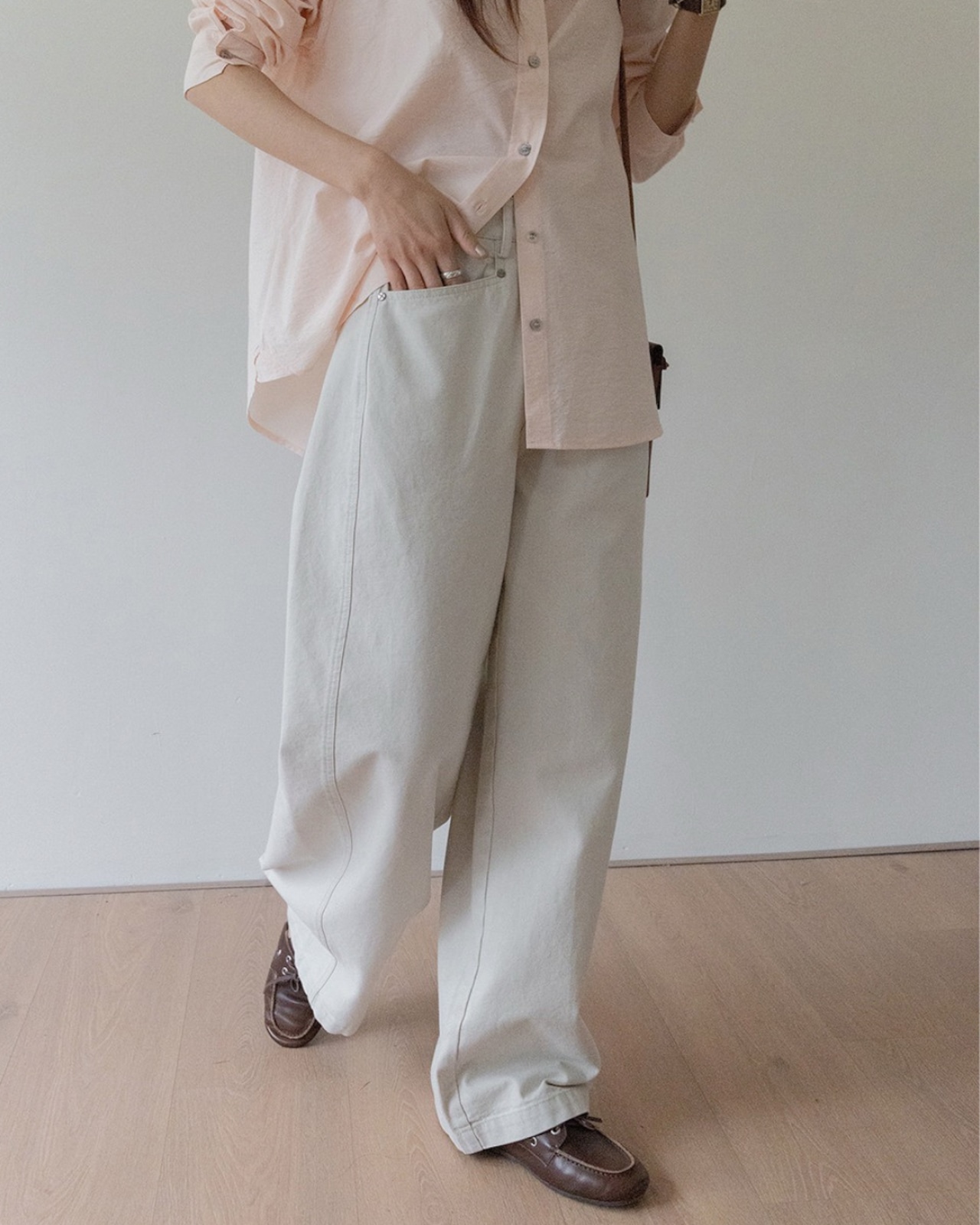 Wide Full-Length Jeans　L0022