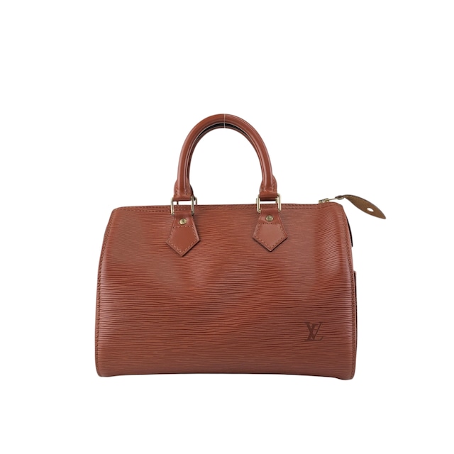 LOUIS VUITTON ルイヴィトン エピ ハンドバッグ ブラウン レザー スピーディ25 ミニボストン vintage ヴィンテージ オールド 4i3rer