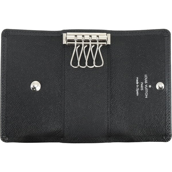 Unused LOUIS VUITTON ルイヴィトン キーケース 4連 タイガ 黒 M30522
