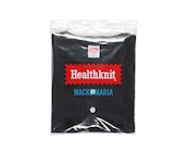 【WACKO MARIA】HEALTHKNIT / HENLEY NECK LONG SLEEVE T-SHIRT