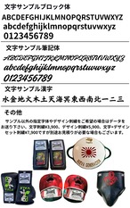 文字、ネーム刺繍【ヘッドギア】