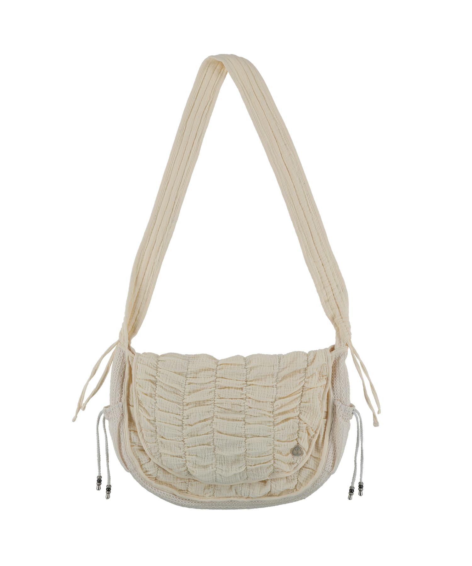 [IONSEOUL]Square Quilting Cross バッグ★韓国ファッション★ COYSEIO] QUILTED CROSS BAG IVORY 正規品 韓国ブランド 韓国
