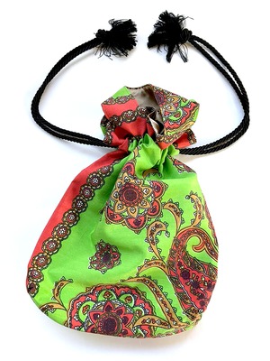 Silk Scarf Bag　006