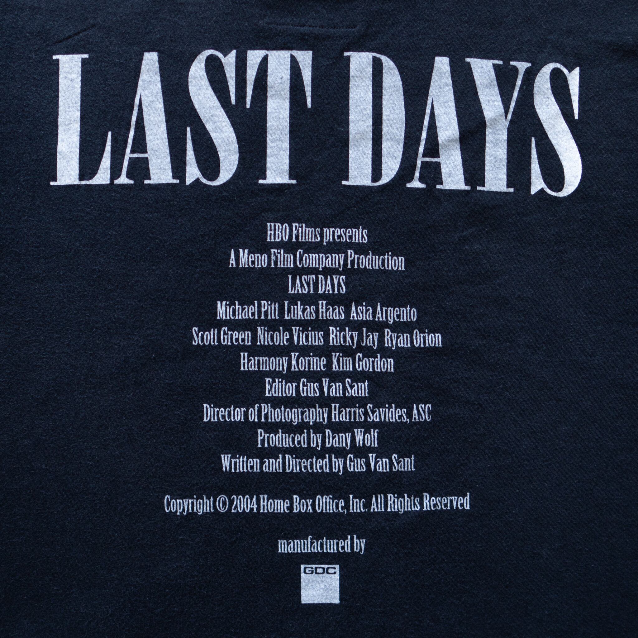 GDC / LAST DAYS T-SHIRT (used) | Mush online