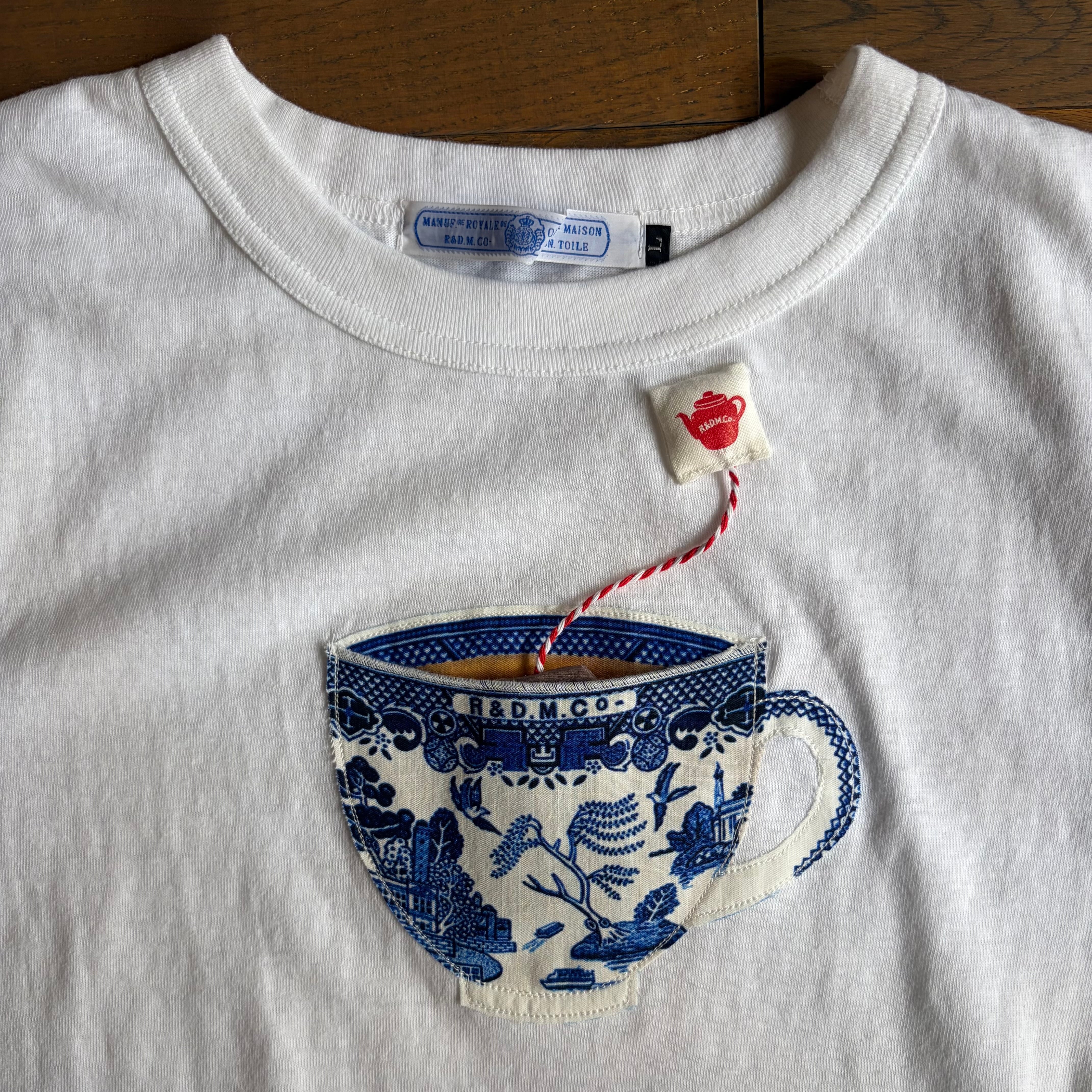 R&D.M.Co-/OLDMAN'S TAILOR オールドマンズテーラー MENS MILK TEE T SHIRT white #8265 size L