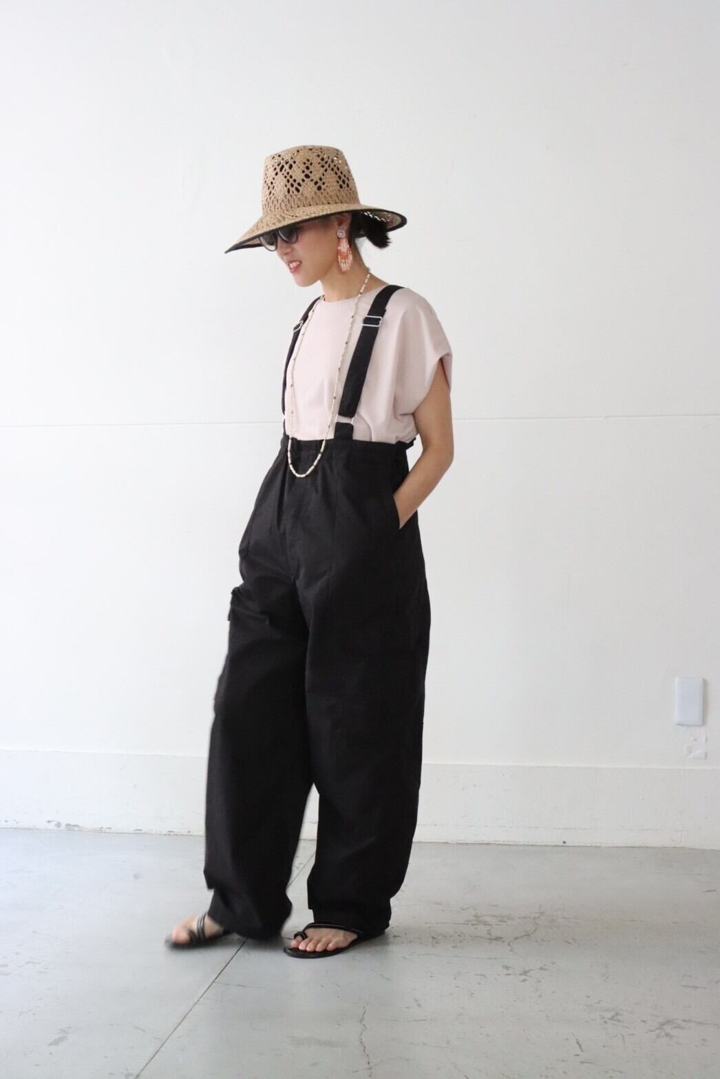 【LEMELANGE】ブラウス見えフレンチスリーブPO