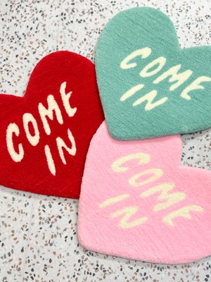 Come in HEART Rug【カスタムカラー可能】