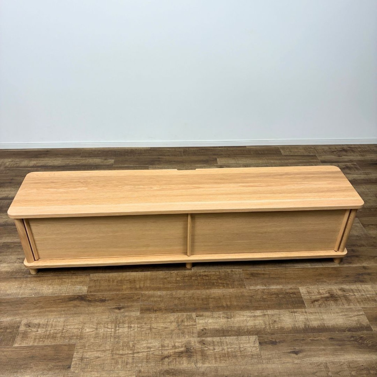 KARIMOKU NEW STANDARD PROP TV-board カリモクニュースタンダード プロップ テレビボード テレビ台 ローボード デザイナーズ家具 ナチュラル オーク【中古】【YDサイズ】