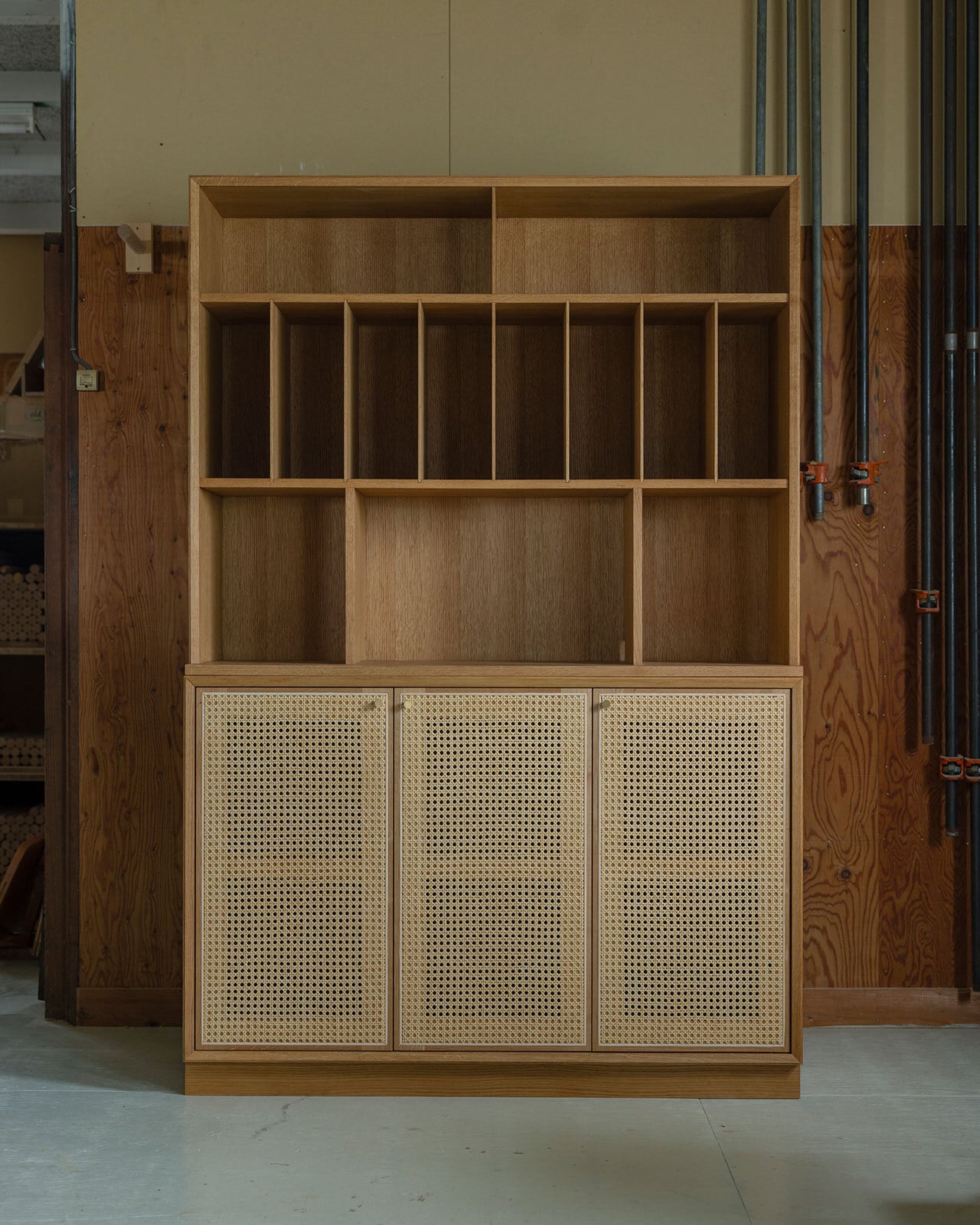 Breakfront DT300 with Rattan Door