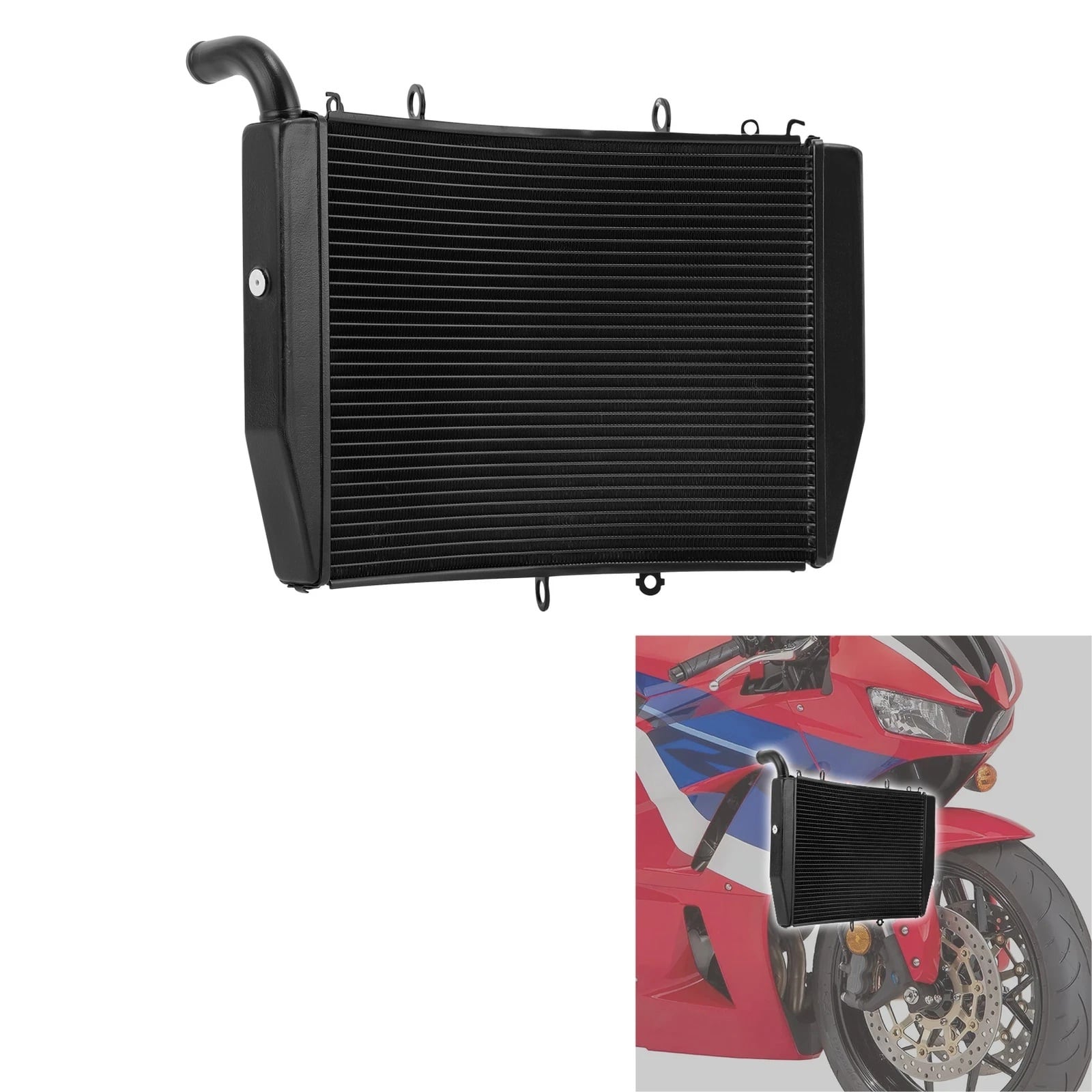 Honda CBR600RR CBR 600 RR 2007-2025 交換用ラジエーター