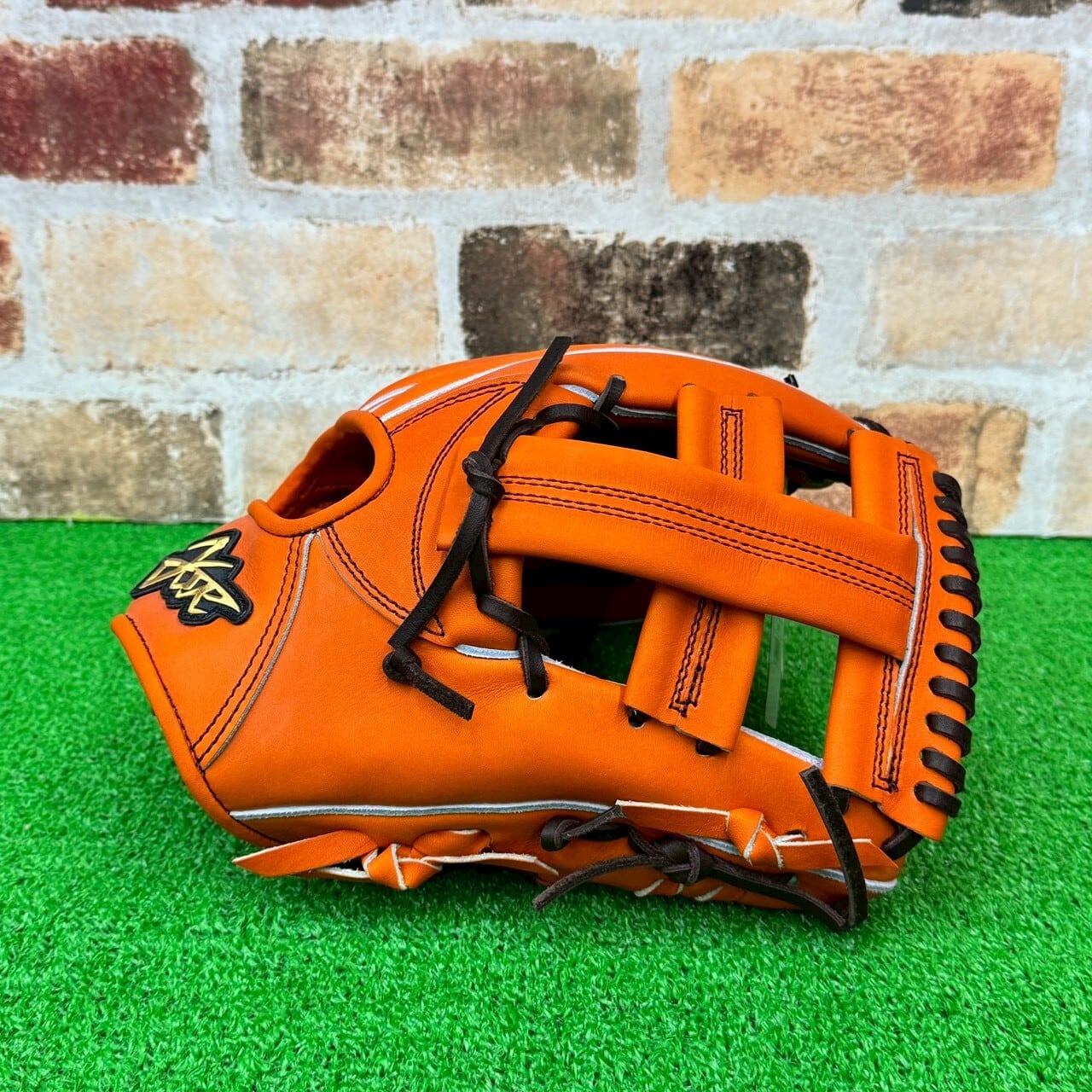 エールストーリーSS061W（内野手用）オレンジ右投用YELL STORY 数量限定】Yell story エールストーリー硬式グラブ SS061W 限定
