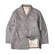 Karl Helmut カールヘルム 本革 ラムレザー ジャケット M/アイスグレー