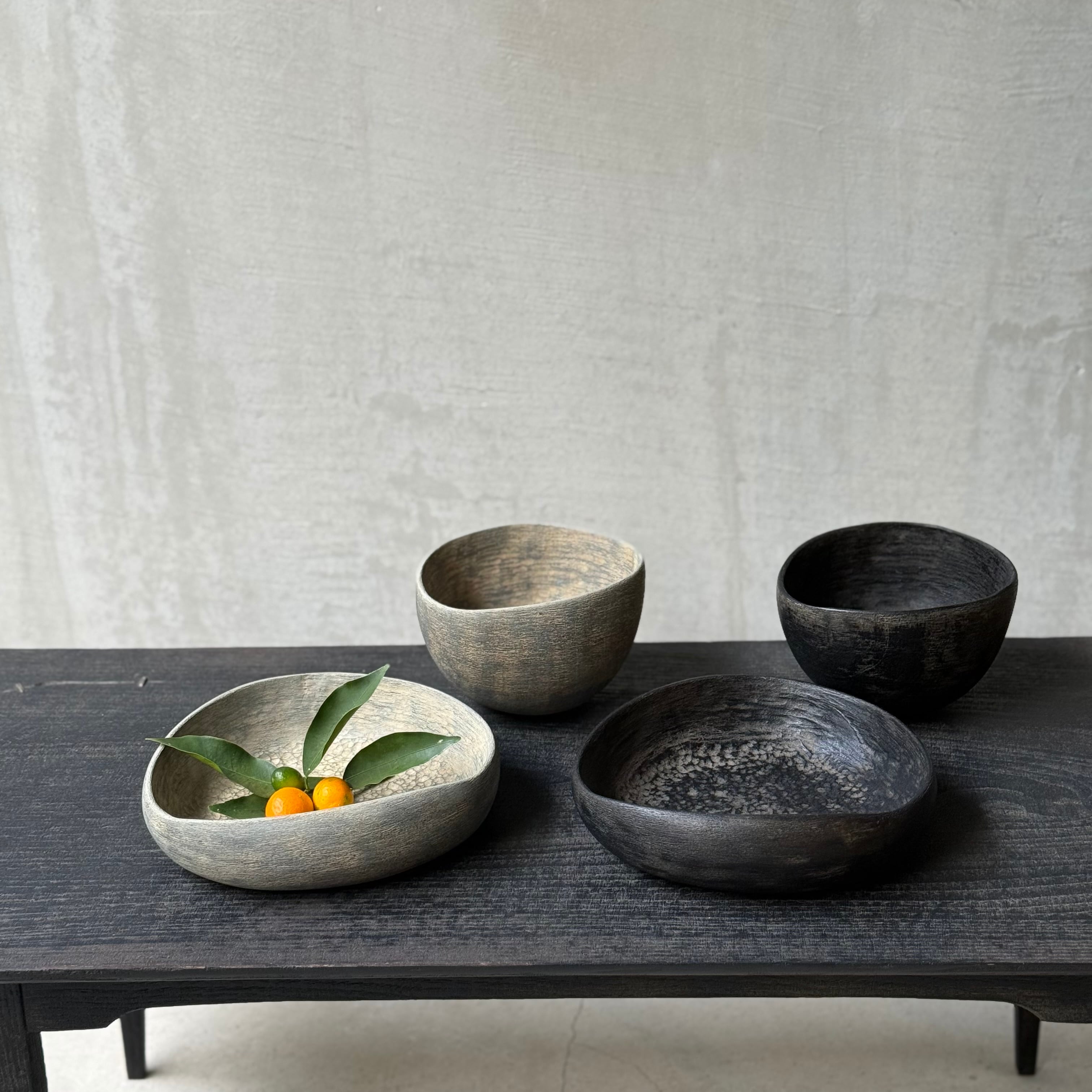 Shimoo Design 浮様 IBITSU 椀 黒 | gallery 一白