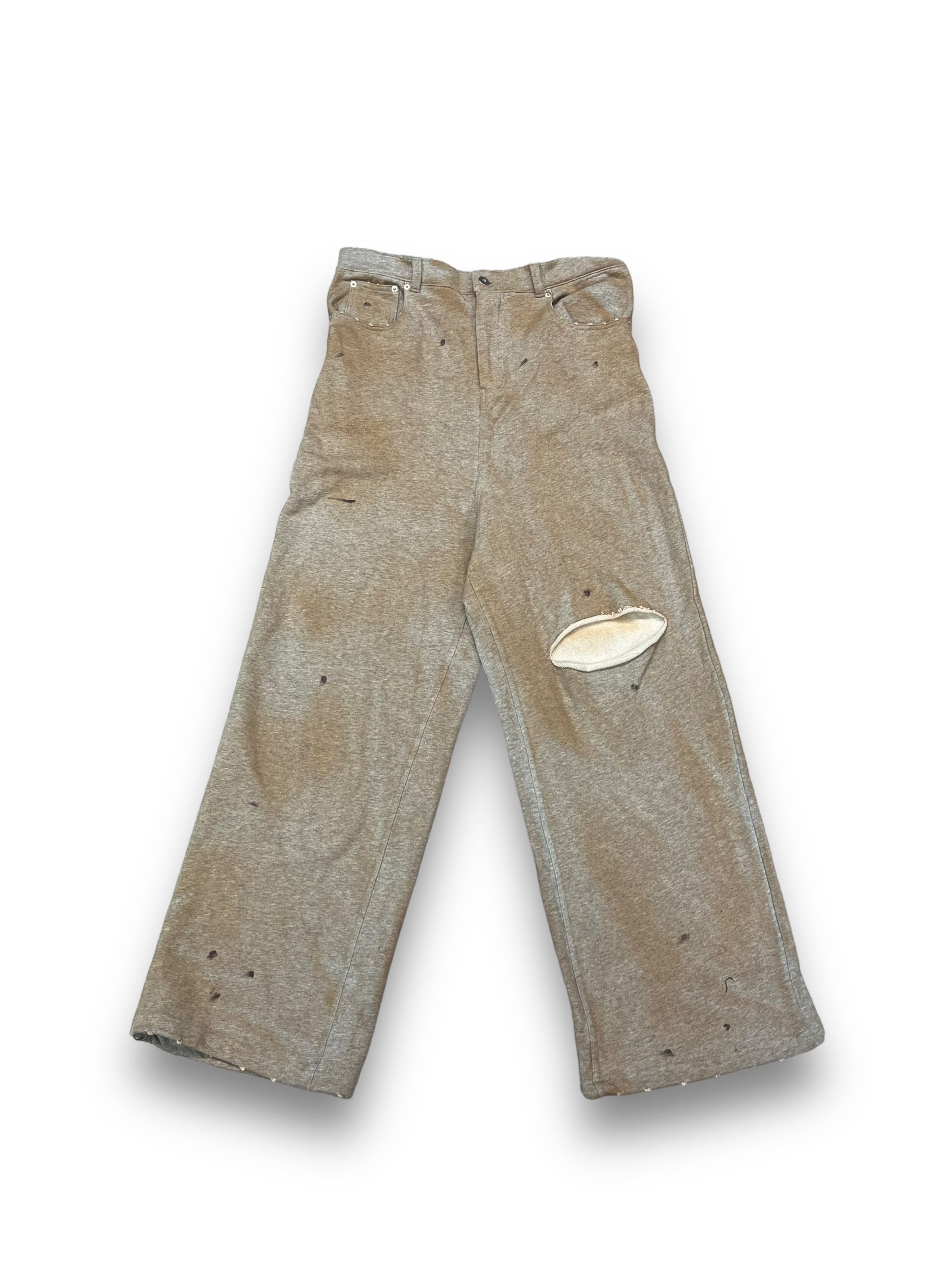 【PLANET STUDIO】damage sweat pants