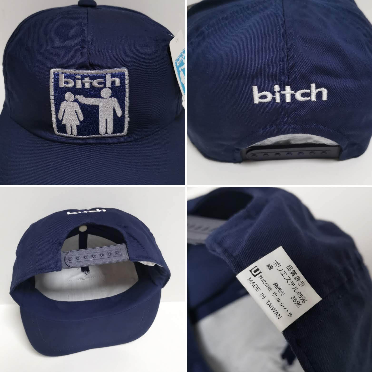 送料無料 90s bitch skateboards ビッチ 6パネル キャップ CAP 