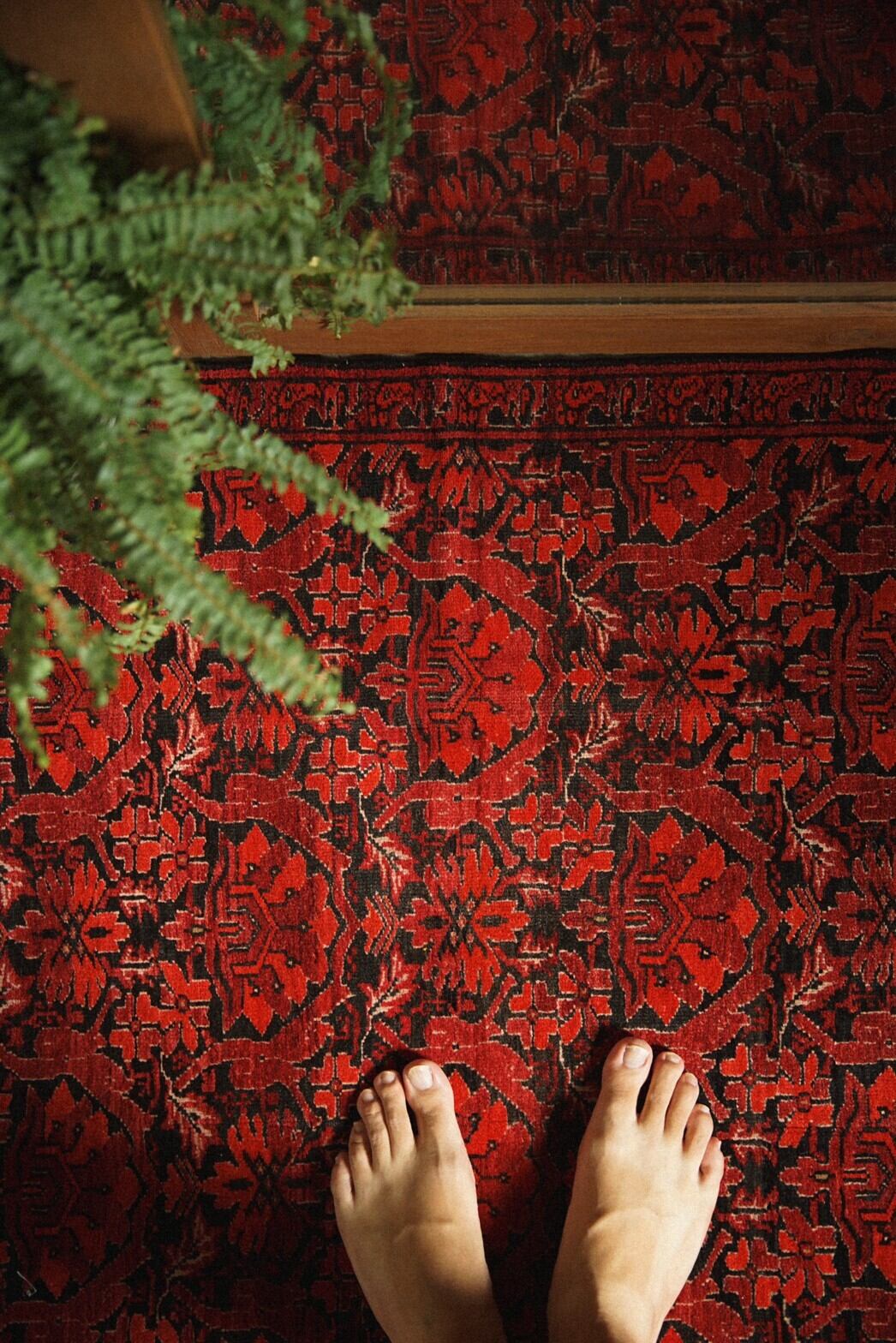 733 -Vintage Turkmen rug