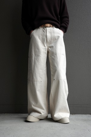 TANAKA【WORK JEAN TROUSERS  -WHITE-】