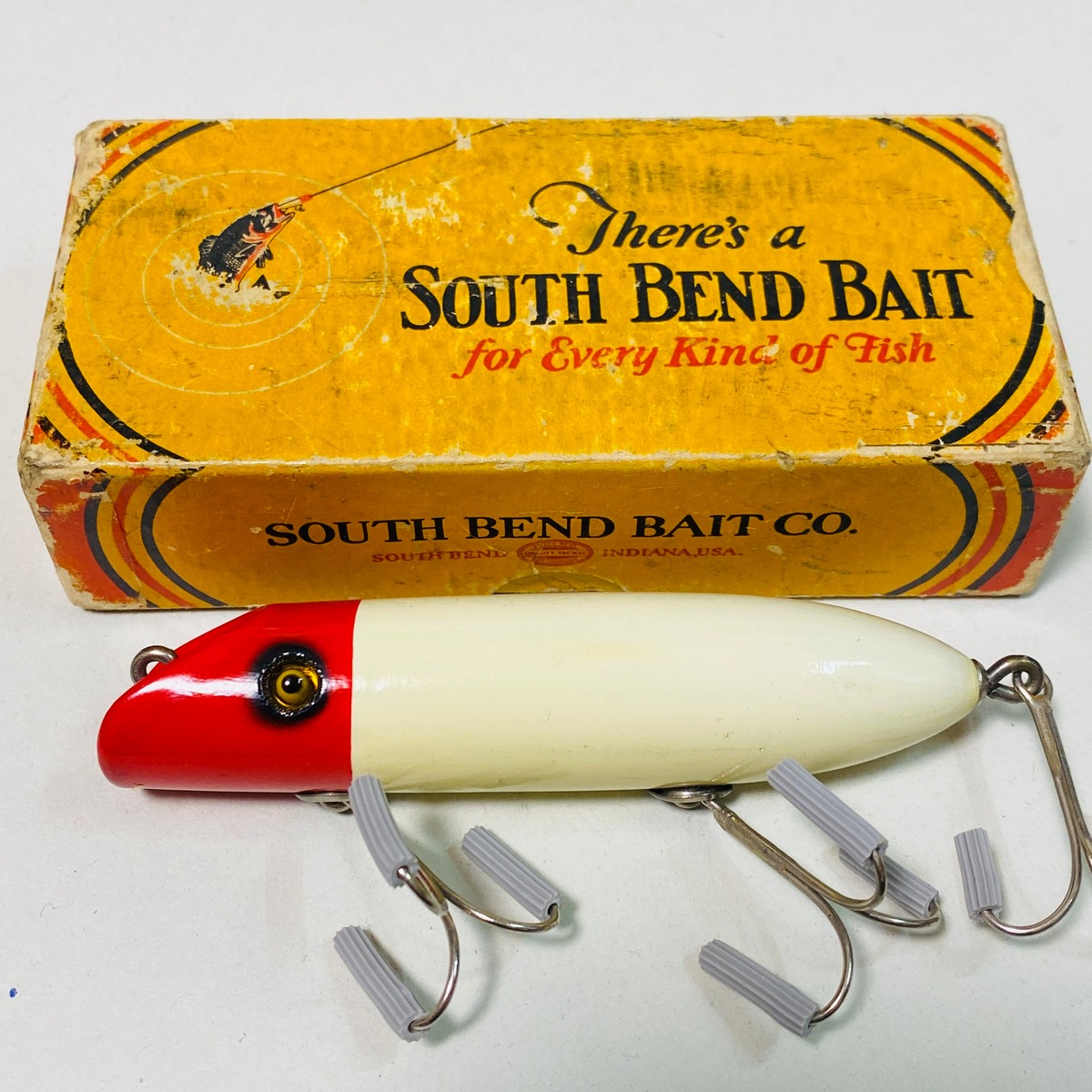 30s Vintage SOUTH BEND "BASS ORENO" [3331] カップリグ グラスアイ GTA