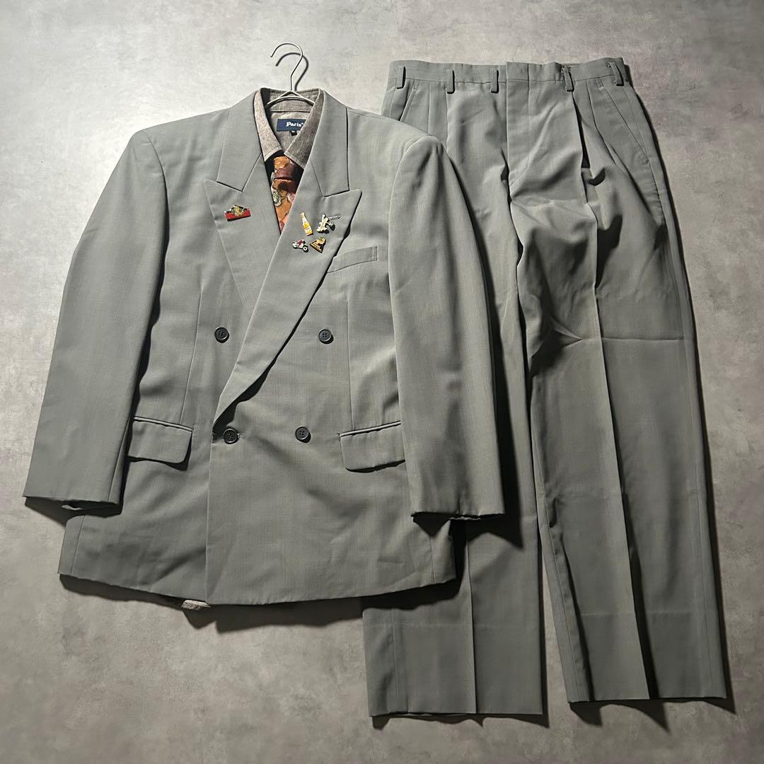 (NA)ヴィンテージ ダブル セットアップ ピンバッジ パレード 入学式 卒業式