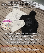 ◆NEW JACK 刺繍 クロップド ZIPパーカー◆gt-7822162