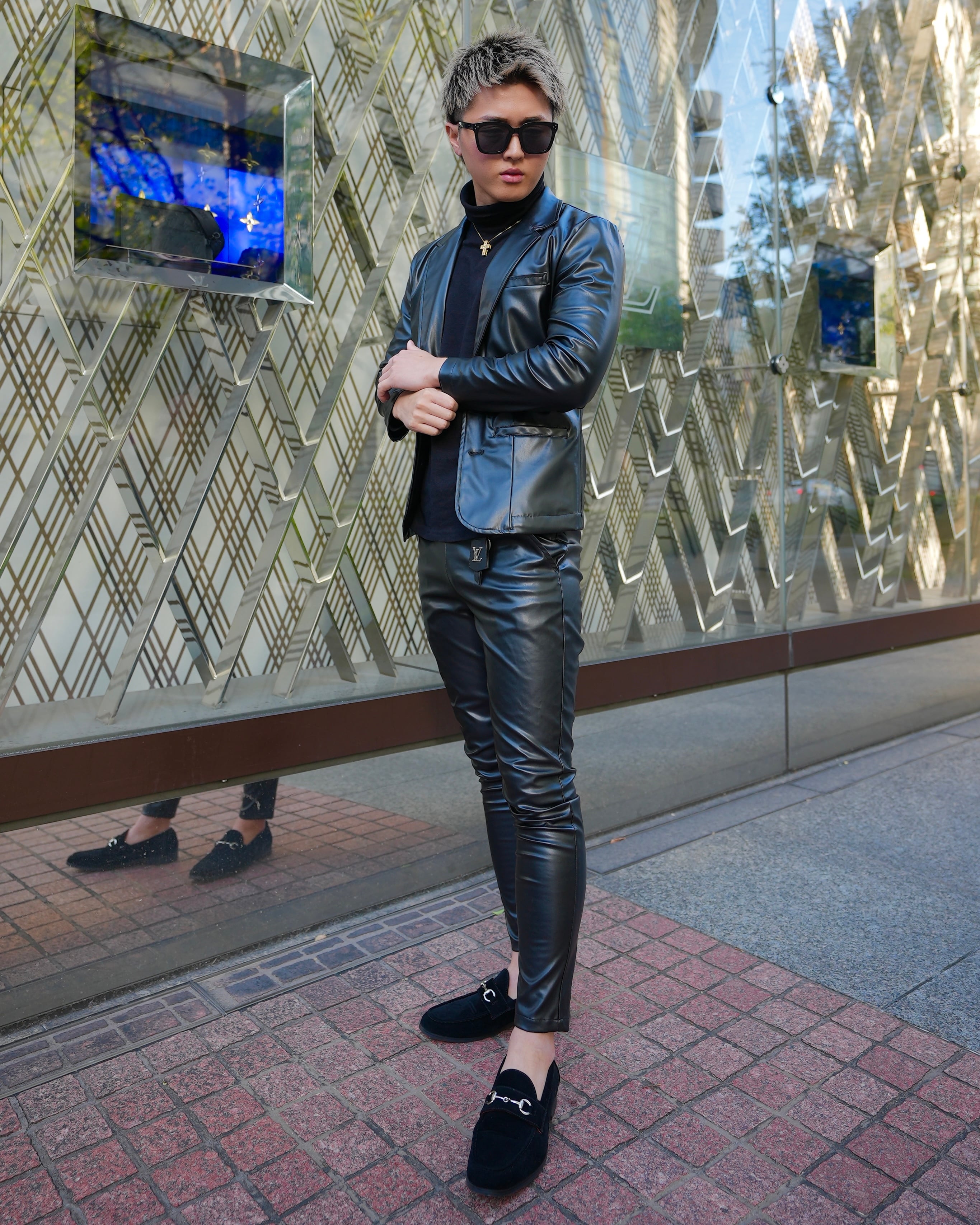LUXURY LEATHER JACKET【BEL24-019】 | BELINDA OFFICIAL