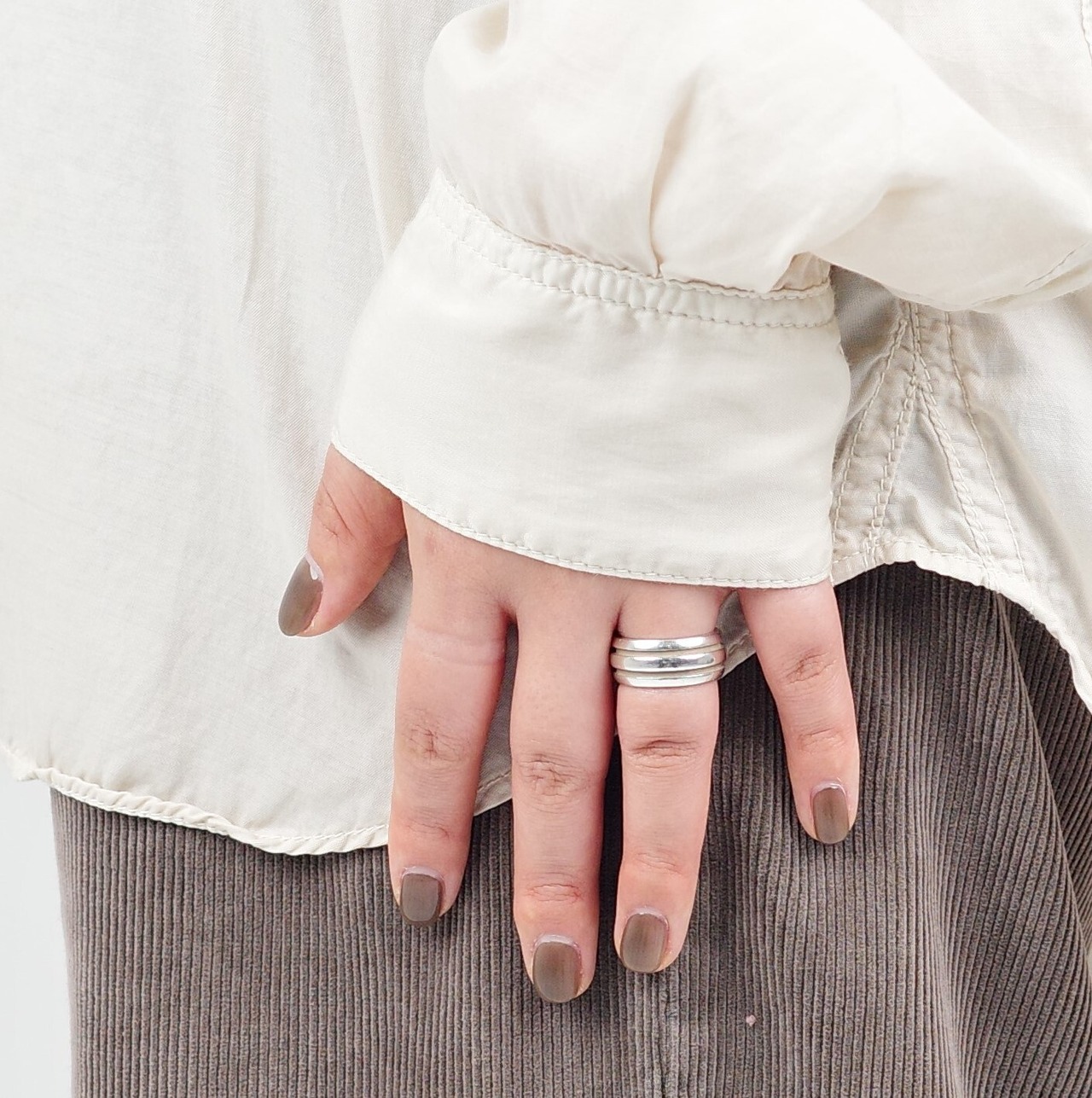 OLD "TIFFANY&CO." GROOVED RING