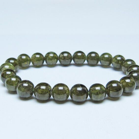 ツァボライト ブレスレット 9mm 一点物 おまかせ便 111-49814