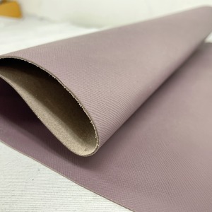 牛革　角シボ型押し　うすむらさき【約26ds / 約1.1mm厚】L2G-014