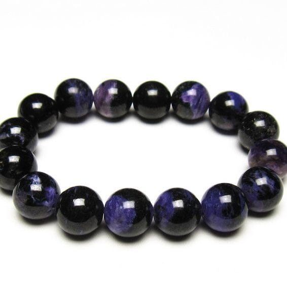 チャロアイト ブレスレット 13mm 一点物 メール便可 111-49252