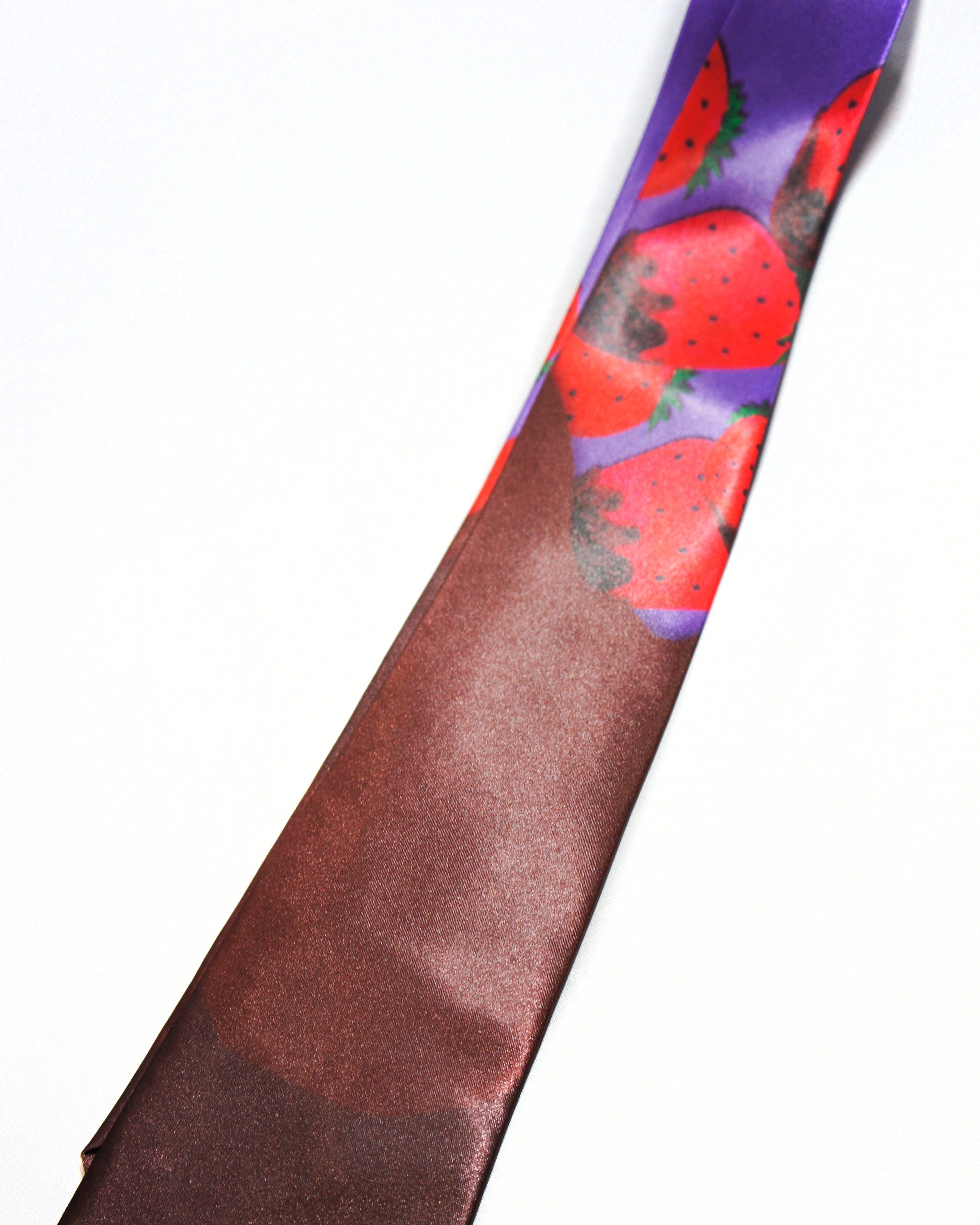 mushroomネクタイ【一点物】【個性派】【いちごチョコシリーズ】