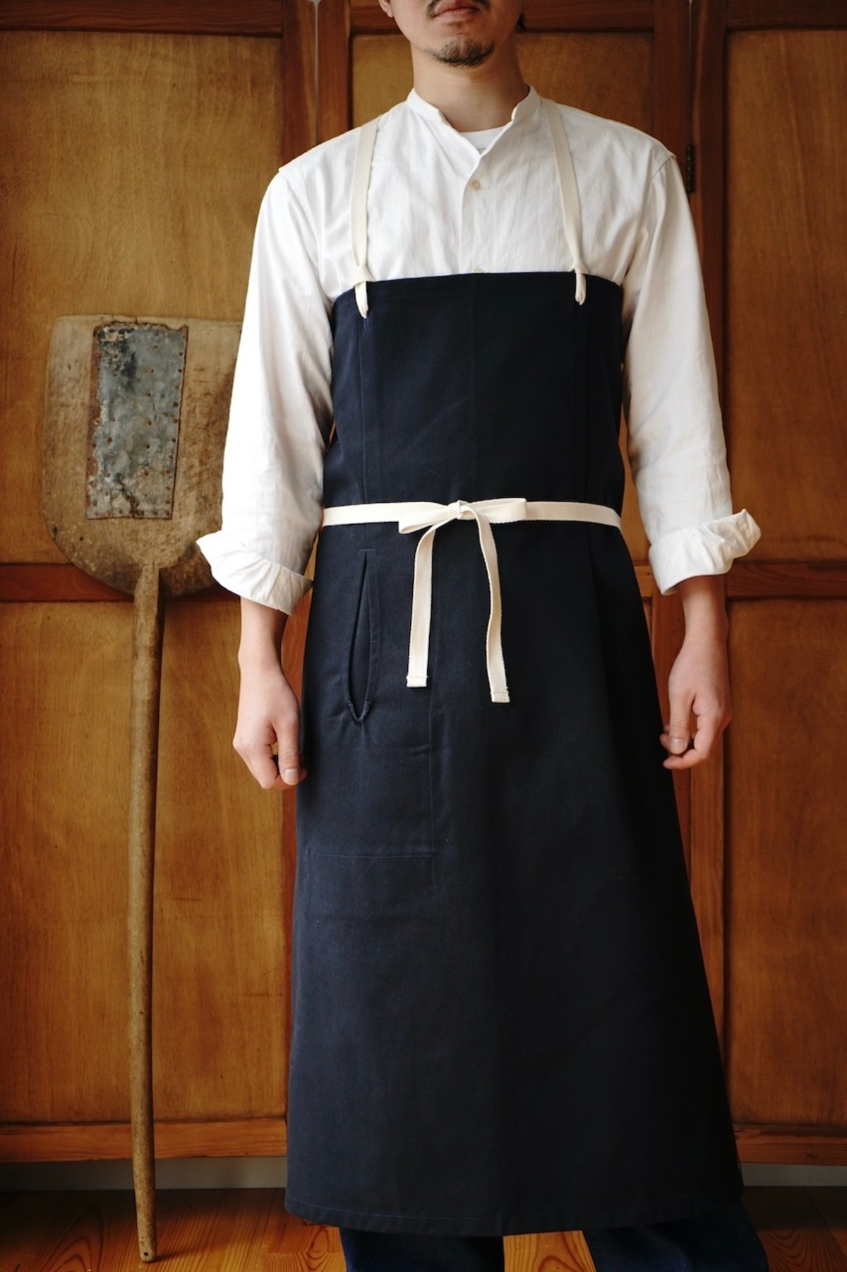 MING / Butcher Apron (cotton twill Navy) | MING folk equipment