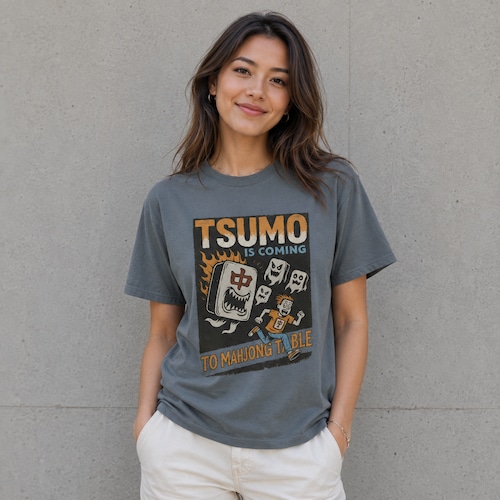 TSUMO IS COMING 『麻雀Tシャツ』