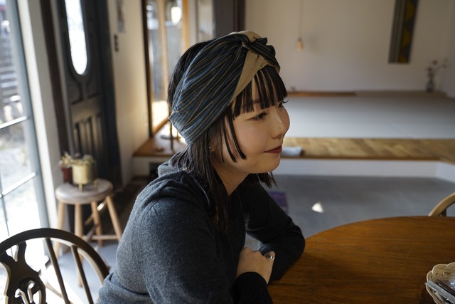 turbou-遠州綿紬 春草 ワイヤーリボン