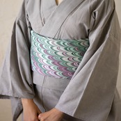 リバーシブル半巾帯 ［夜の果実園］❤︎