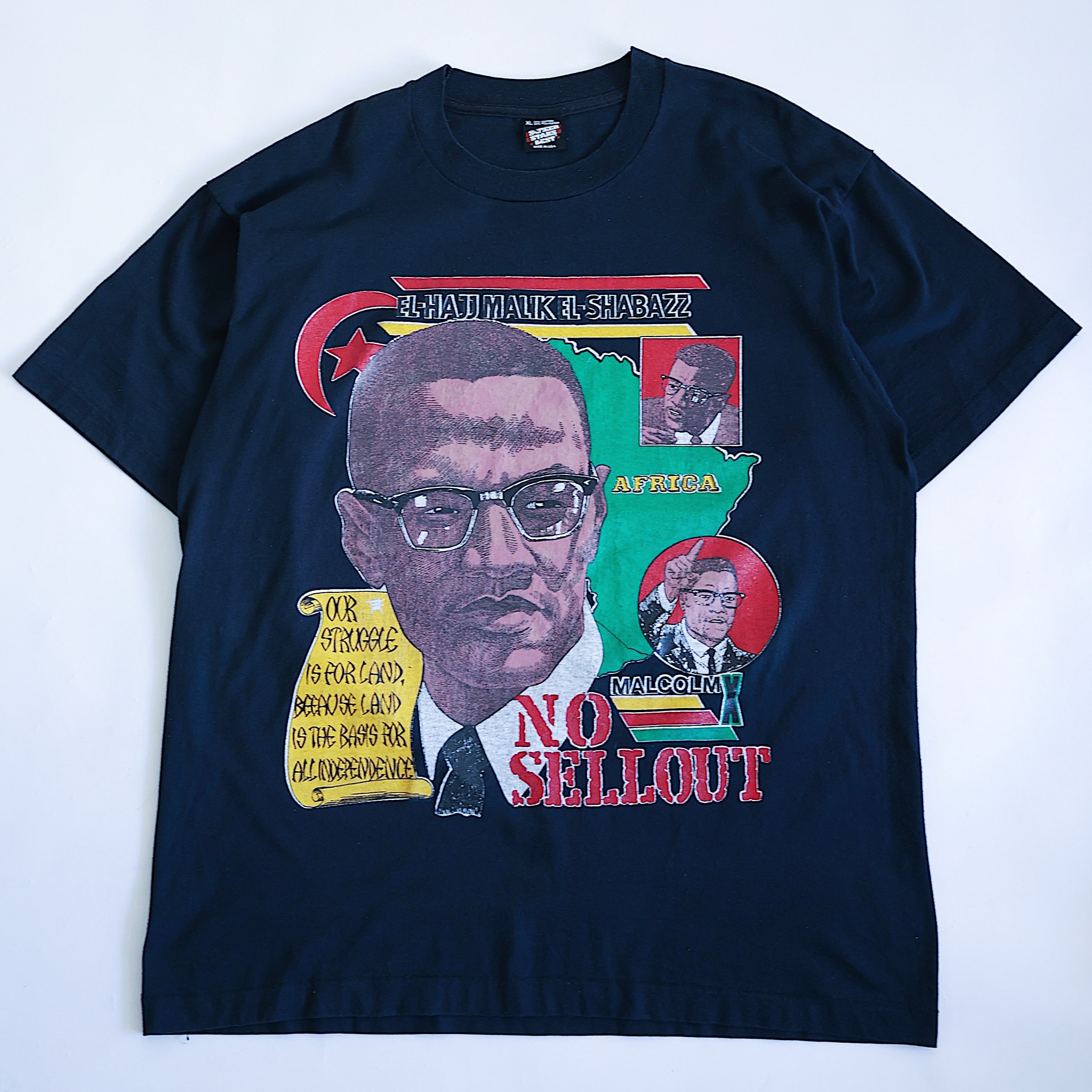 MALCOM X BLACK HISTORY TSHIRT