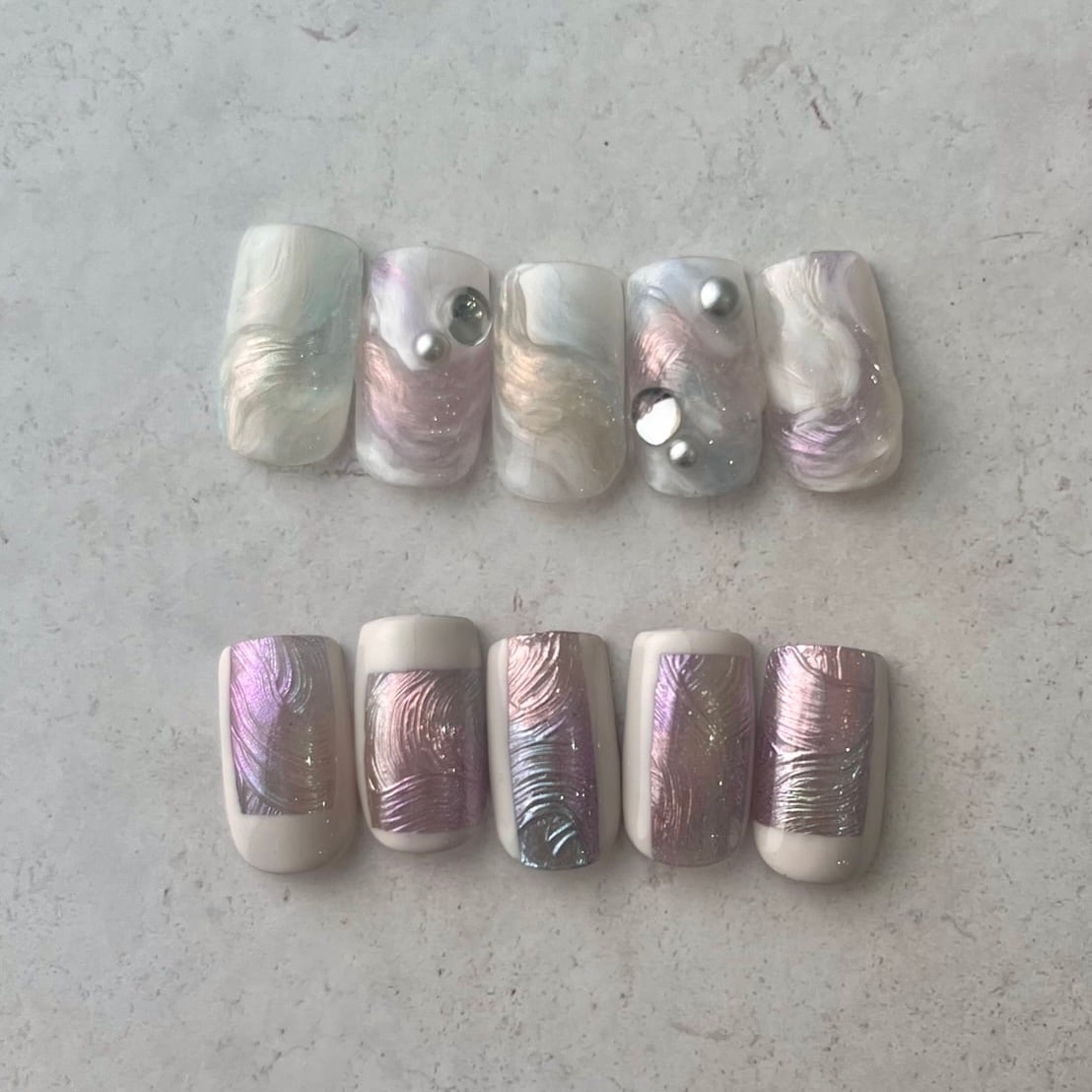 M537-M542 Flan gem mirror powder | atelier NOVEL