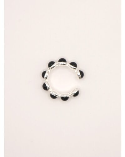 【CHIGNON】[0055-345SH] 9オニキスリング