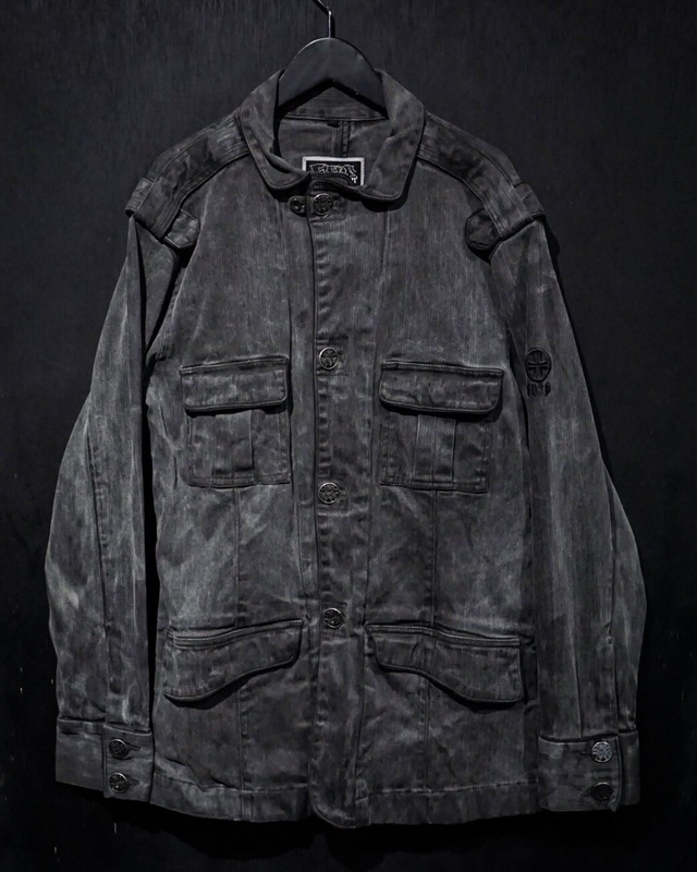 【WEAPON VINTAGE】Military Motif Design Pocket Gimmick Jacket
