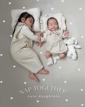 即納♡ 6-12m Pocky Overall Romper  / anggo