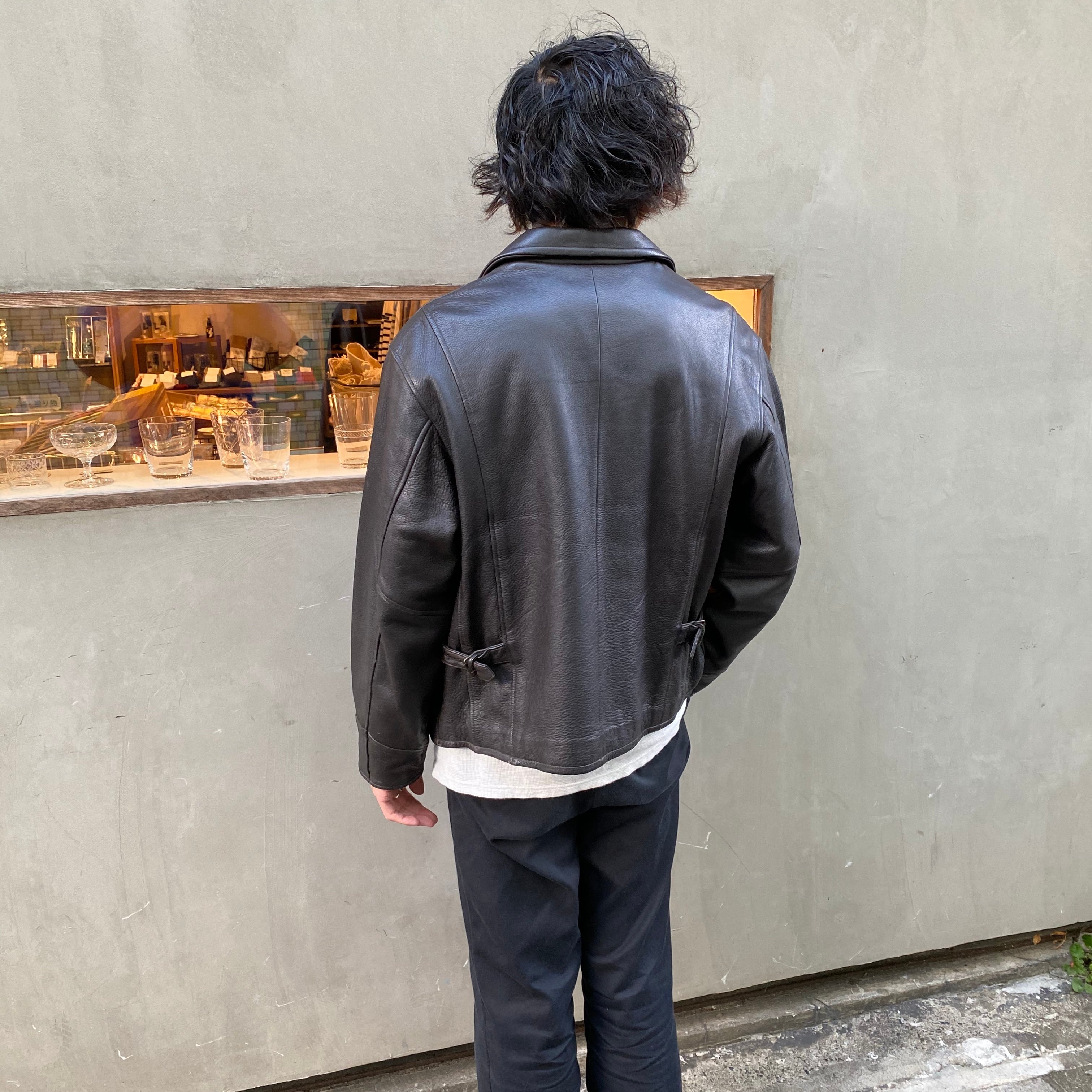 美品☆エディーバウアー ライダース レザージャケット XS 直せれ