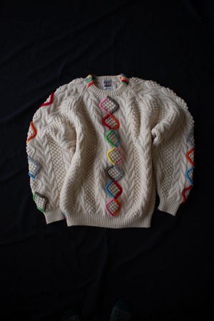 Moderate original hand stitched reworked sweater